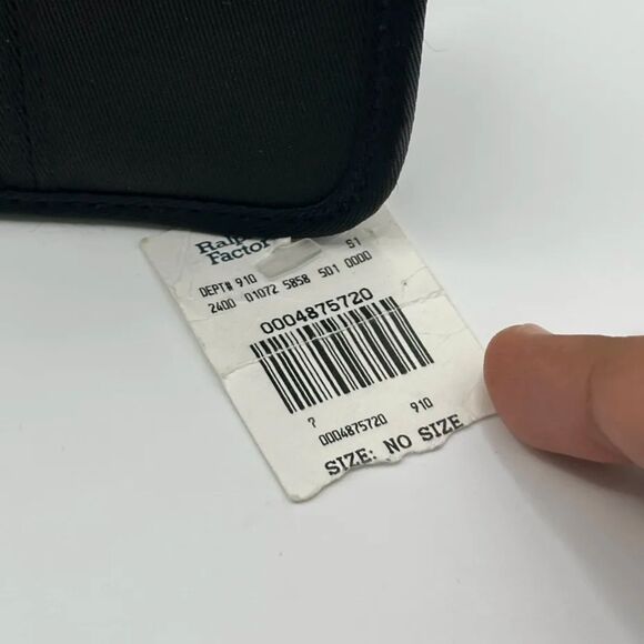 Vintage Polo Sport Ralph Lauren Toiletry Zip Up Bag Pouch NWT - Picture 2 of 5